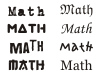 Math Types